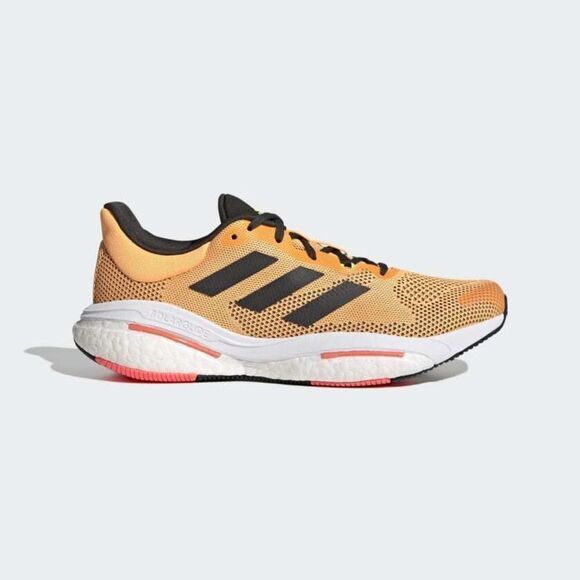 Adidas Solarglide 5 GX5470 Men's Flash Orange/Carbon Running Shoes Size 6.5 WP58 - Picture 2 of 7